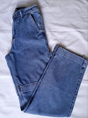 Hollister Light Blue High-Rise Dad Jeans